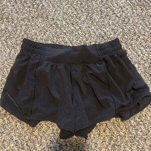 lululemon athletica Black Athletic Shorts with Built-In Liner
